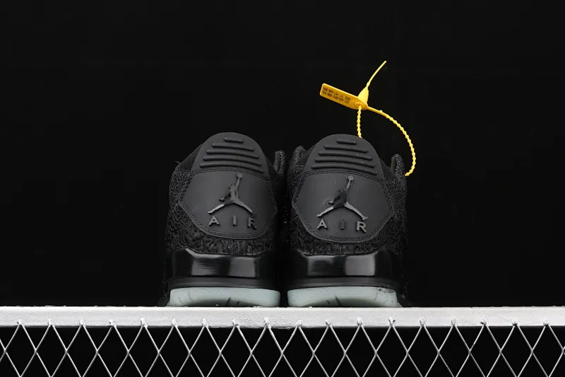 All categories Air Jordan Jordan series basketball shoes Air Jordan 3 Air Jordan 3 Flyknit AJ3 Joe 3 woven all black AQ1005-001